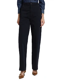 Anna Cotton-Blend Pants