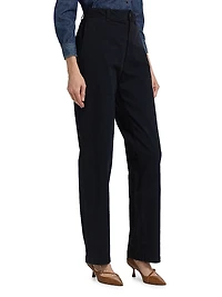 Anna Cotton-Blend Pants