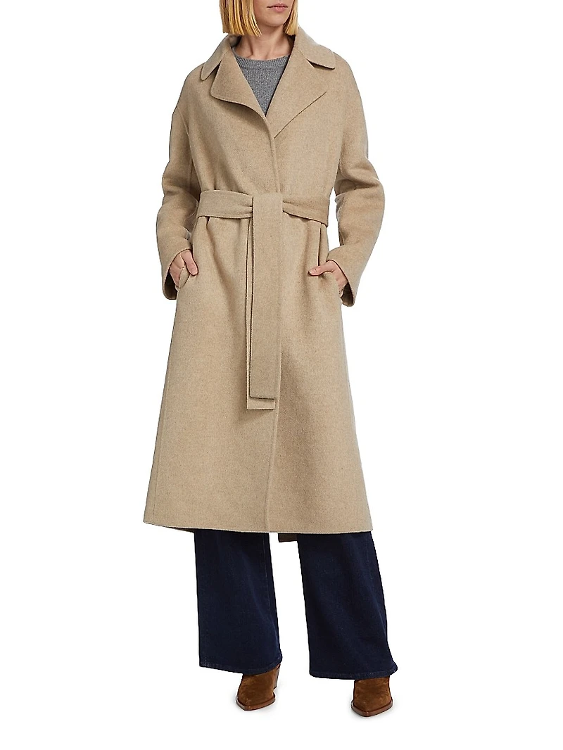 Jarel Wool Wrap Coat
