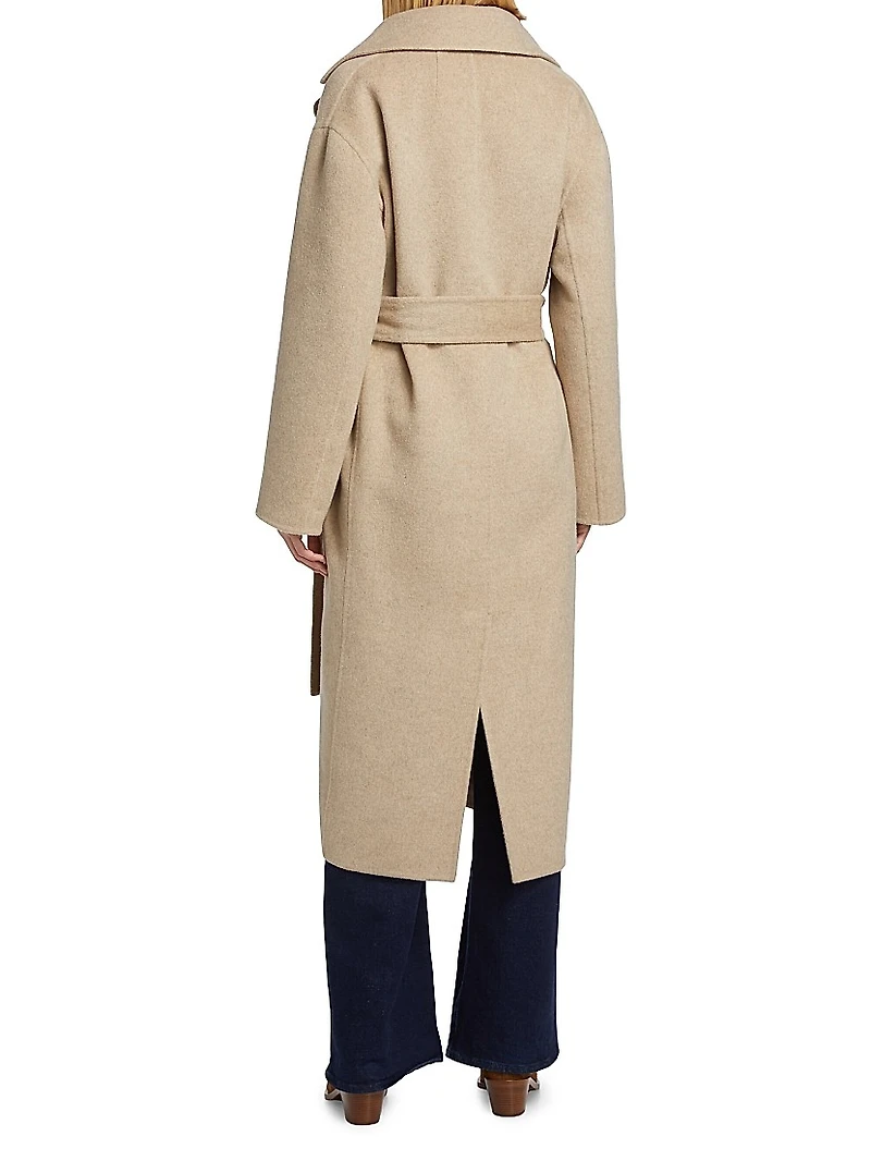 Jarel Wool Wrap Coat