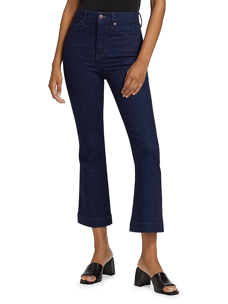 Carson High-Rise Ankle-Flare Jeans