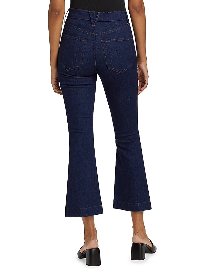 Carson High-Rise Ankle-Flare Jeans