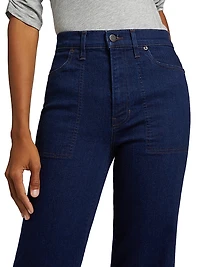 Crosbie Denim Wide-Leg Jeans