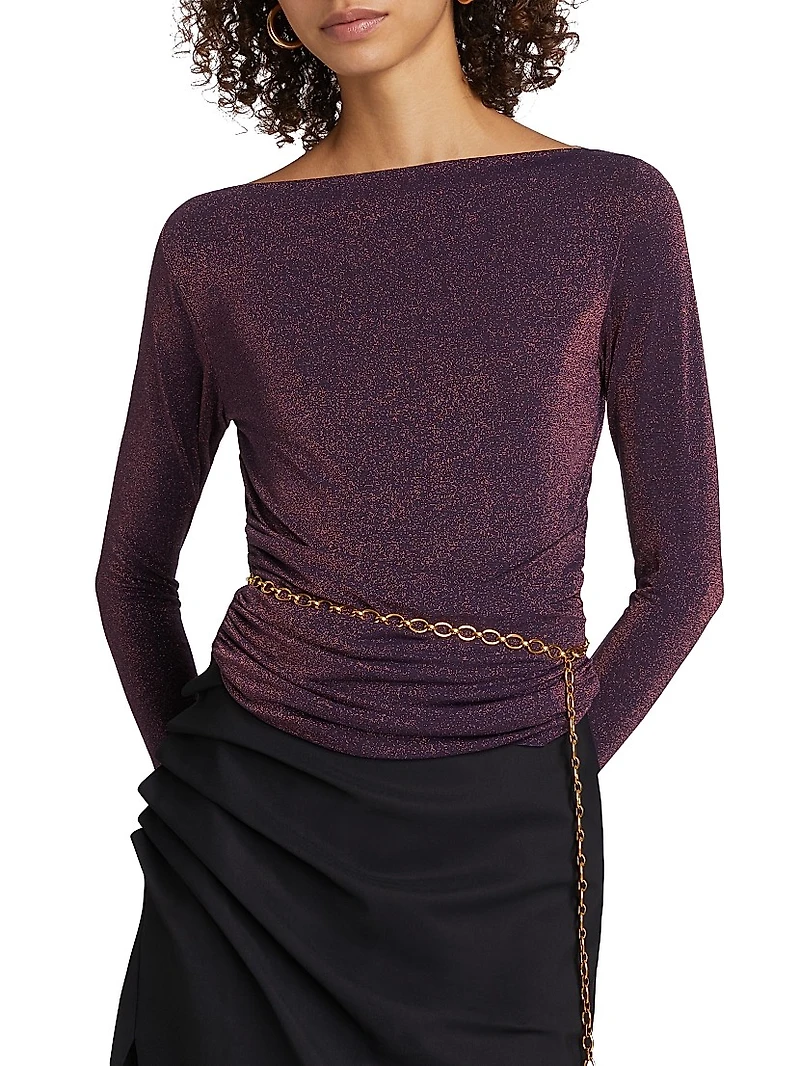 Dervia Sugar Boatneck Top