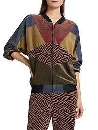 Glint Zebra Dolman Track Jacket