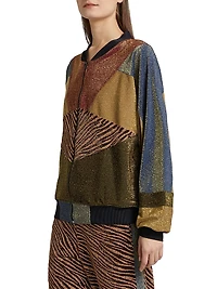 Glint Zebra Dolman Track Jacket