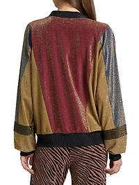 Glint Zebra Dolman Track Jacket