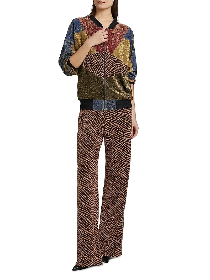 Glint Zebra Dolman Track Jacket