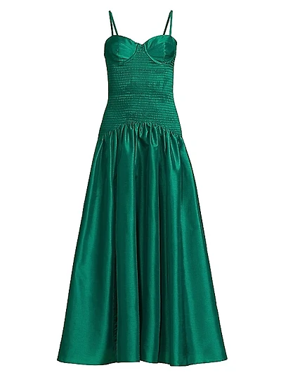 Lietta Shantung Fit & Flare Cocktail Dress