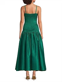 Lietta Shantung Fit & Flare Cocktail Dress