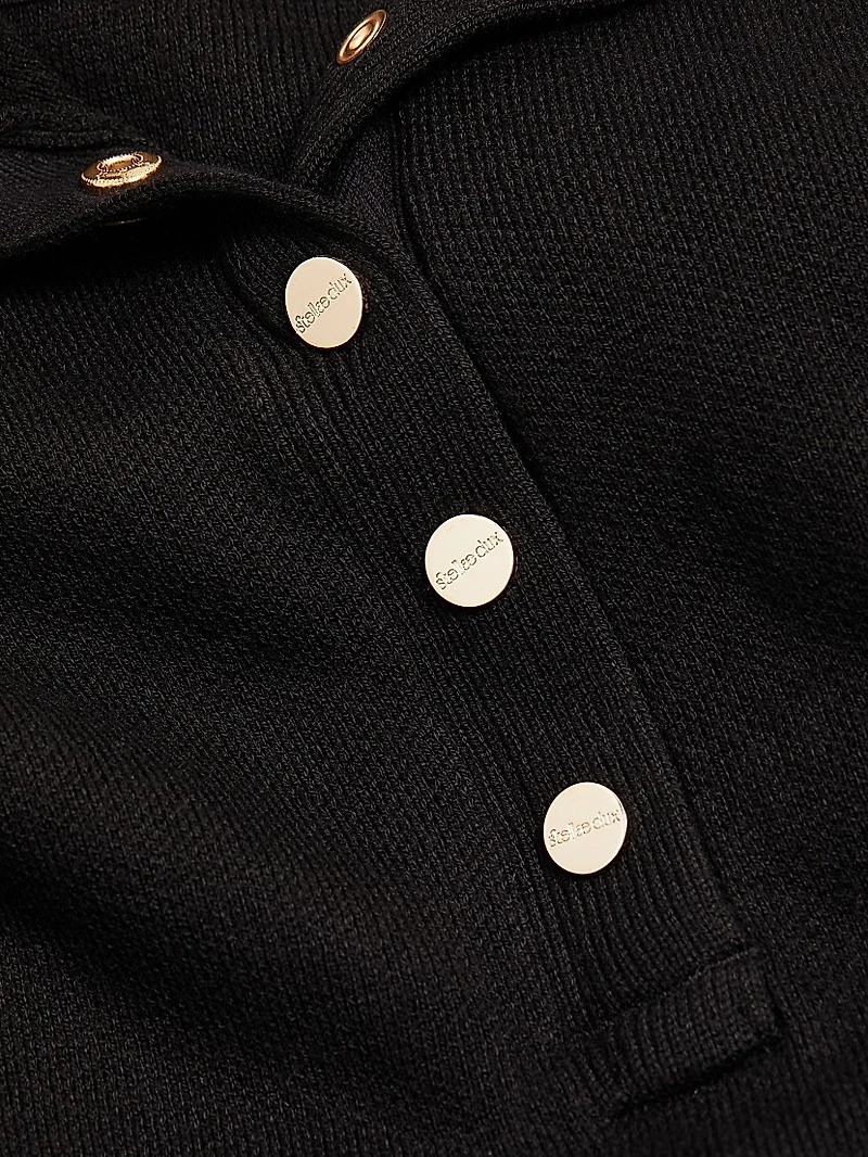 Knit Drawstring-Waist Jumpsuit