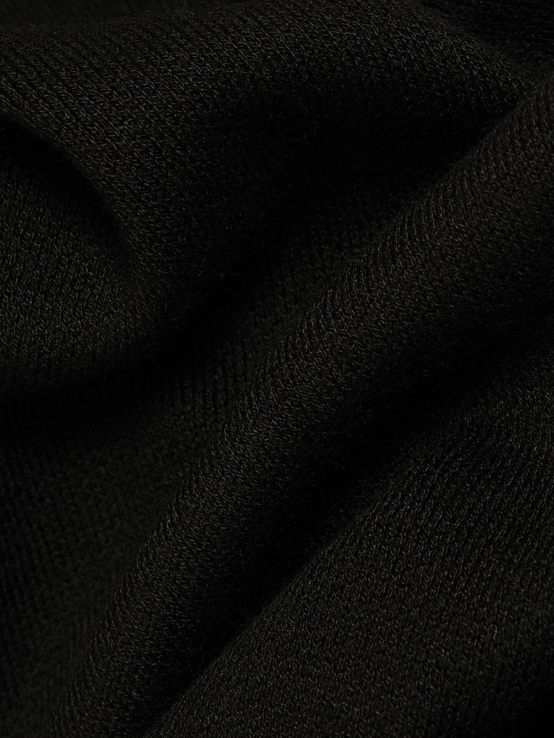 Knit Johnny-Collar Minidress