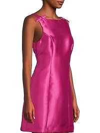 Chesca Satin Bow Minidress