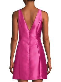 Chesca Satin Bow Minidress