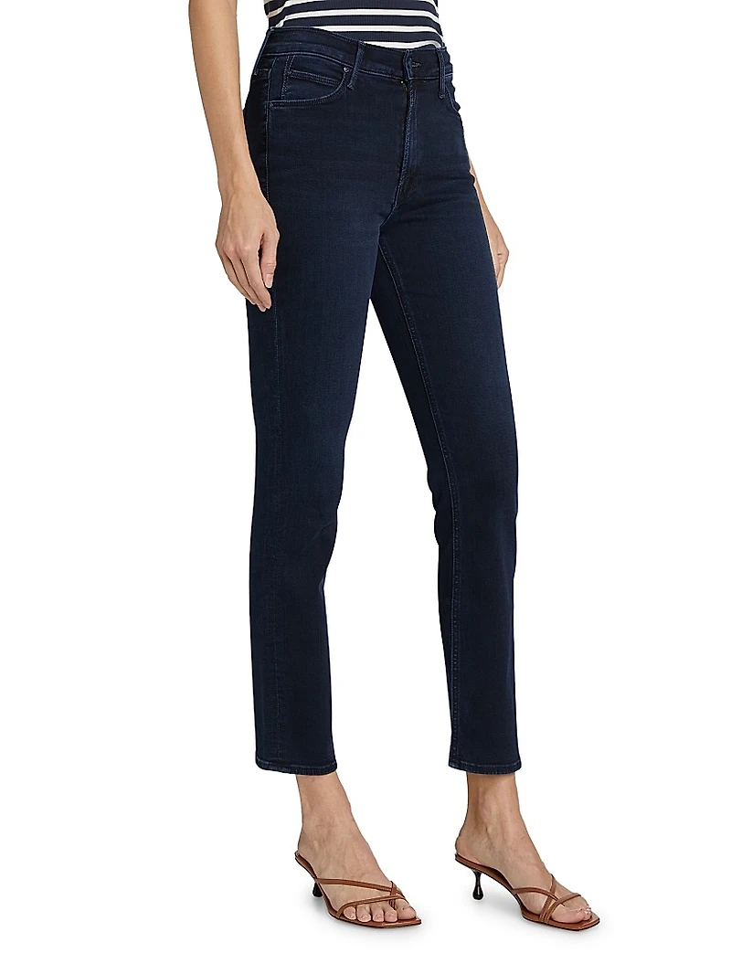 The Mid-Rise Dazzler Ankle Jeans