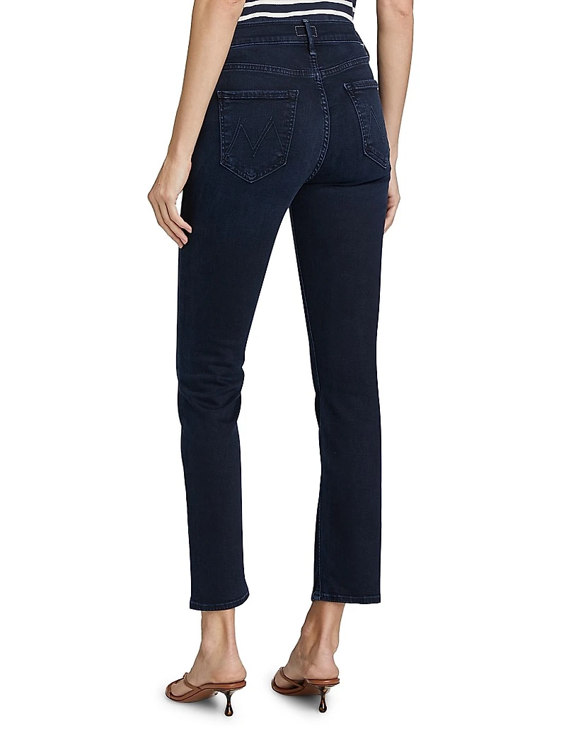 The Mid-Rise Dazzler Ankle Jeans