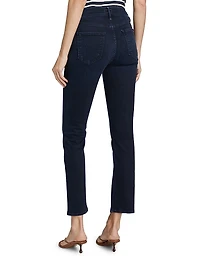 The Mid-Rise Dazzler Ankle Jeans