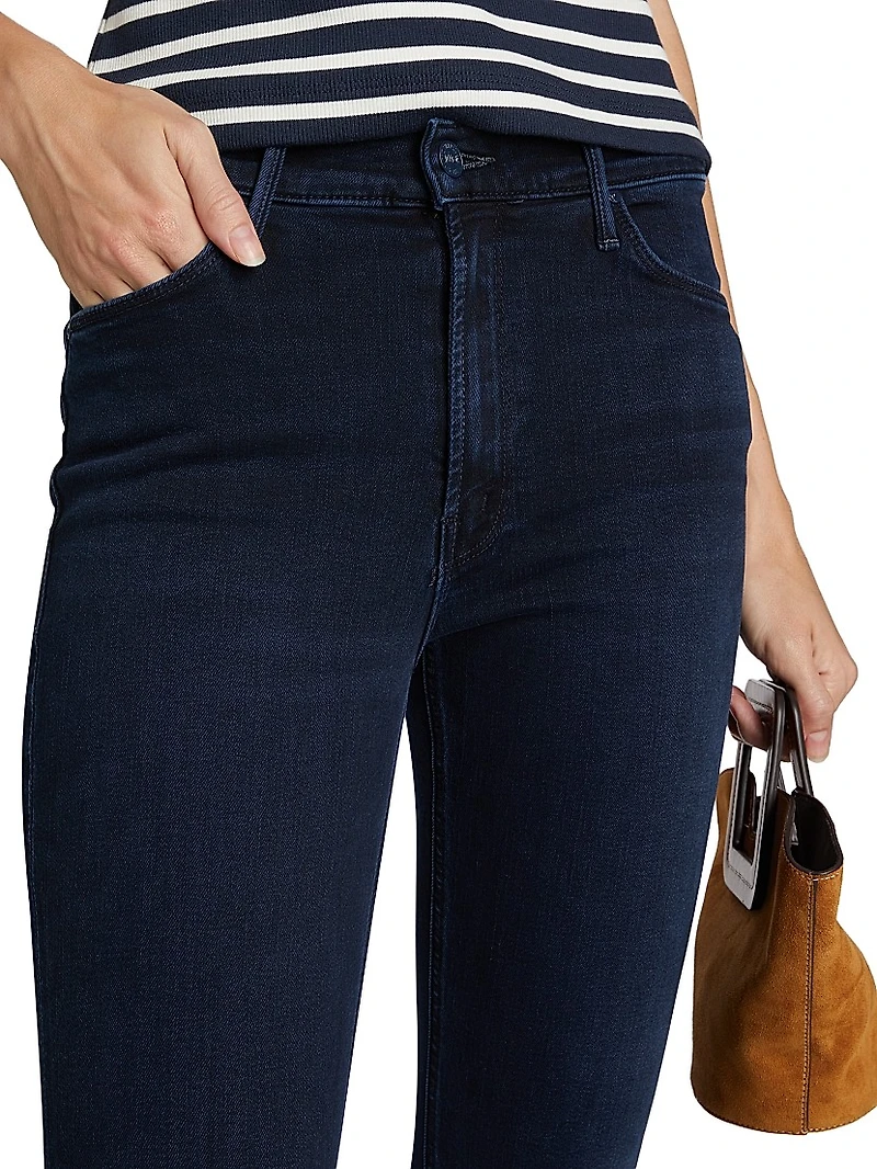 The Mid-Rise Dazzler Ankle Jeans