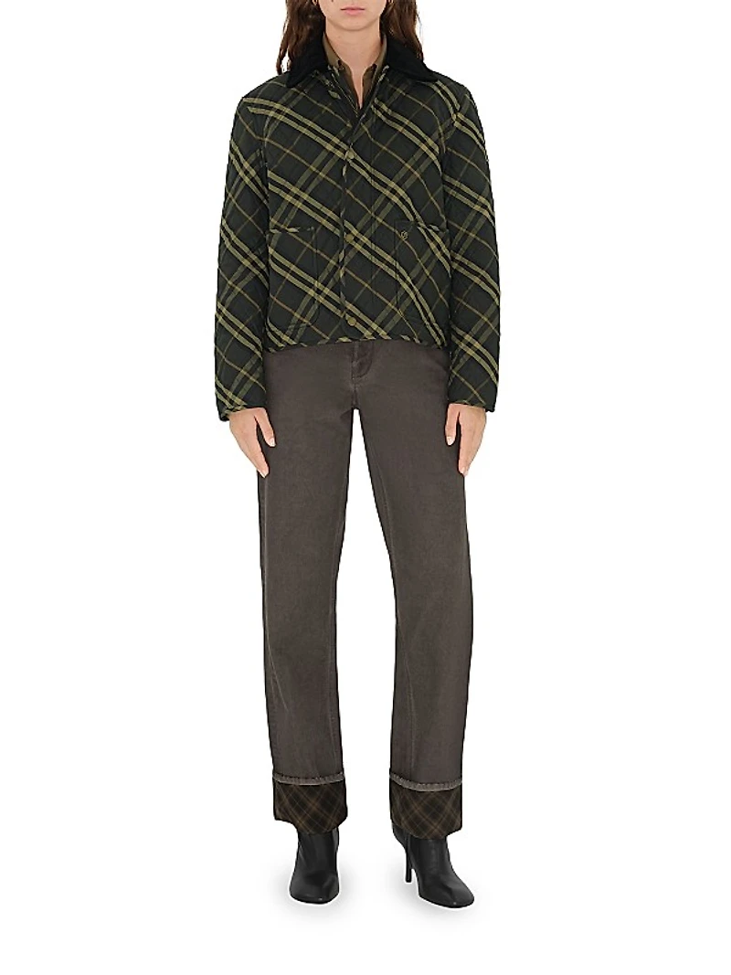 Check Cotton Jacket