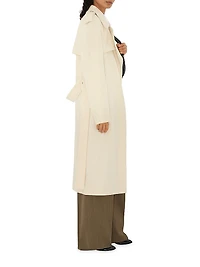 Cashmere Belted Wrap Coat