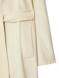 Cashmere Belted Wrap Coat