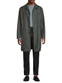 90th Anniversary Wool-Blend Car Coat