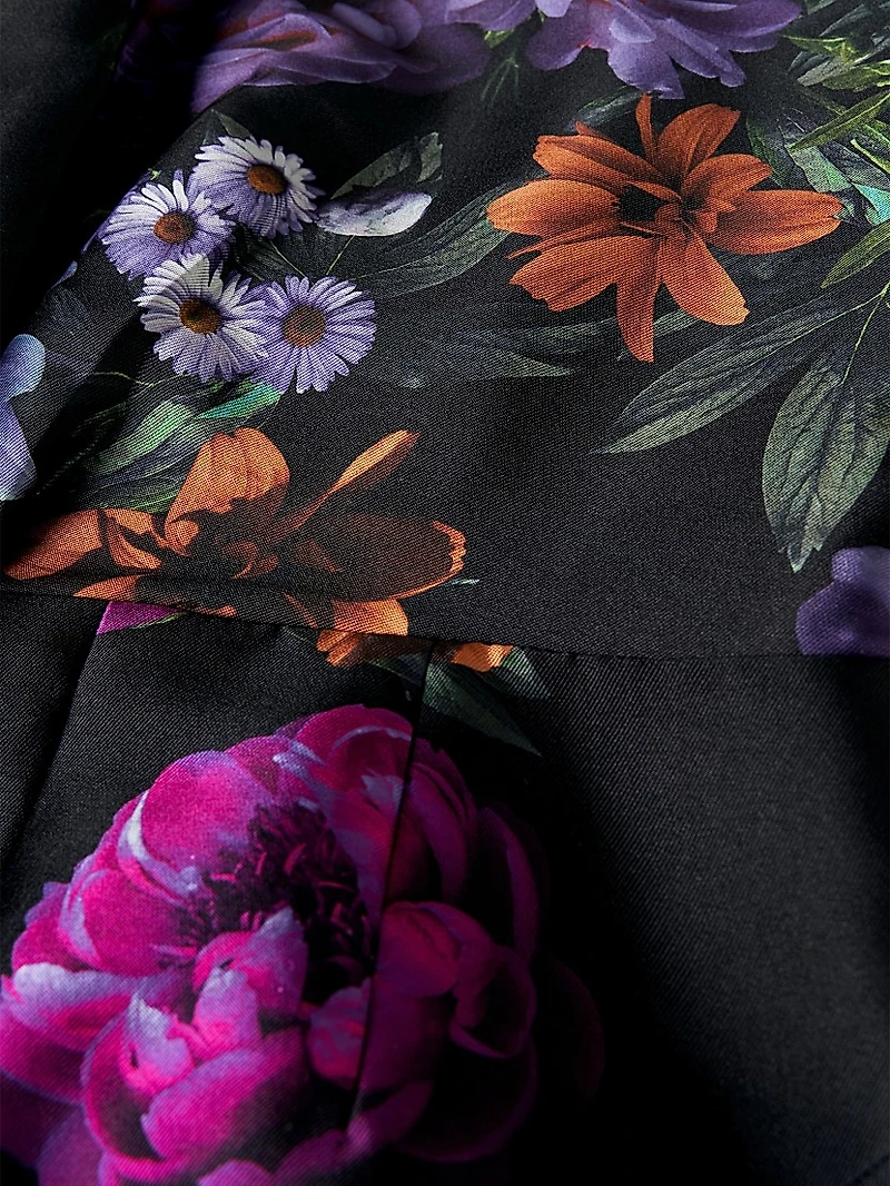 Helene Peony Bouquet Column Gown