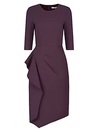 Esther Stretch Crêpe Cocktail Dress