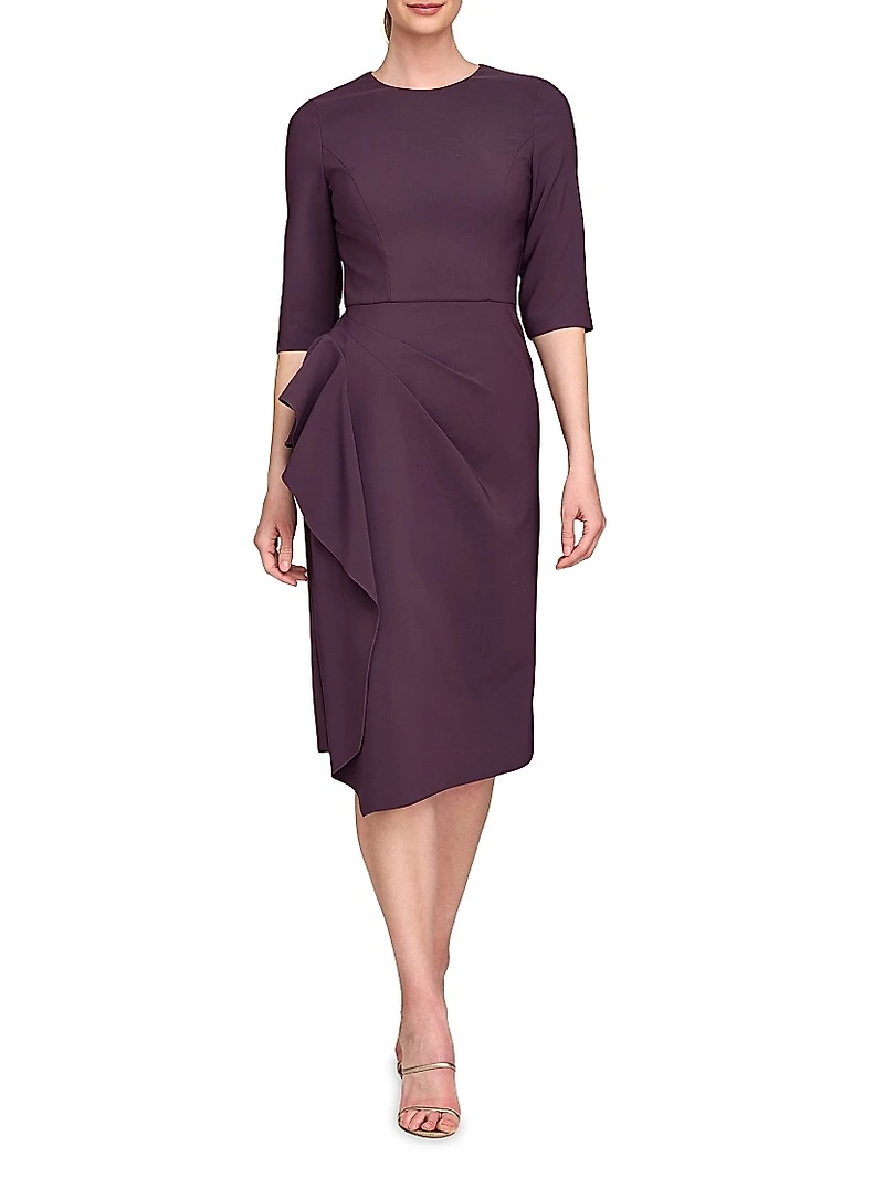 Esther Stretch Crêpe Cocktail Dress