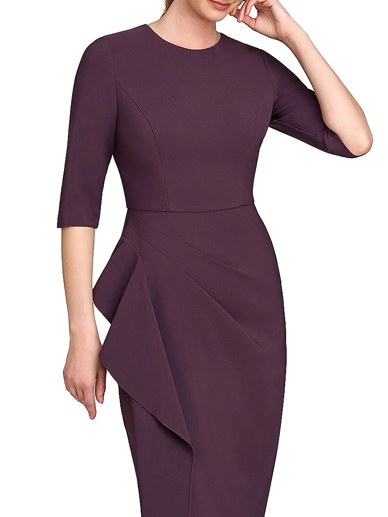 Esther Stretch Crêpe Cocktail Dress