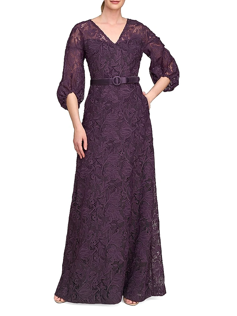 Delaney Lace A-Line Gown