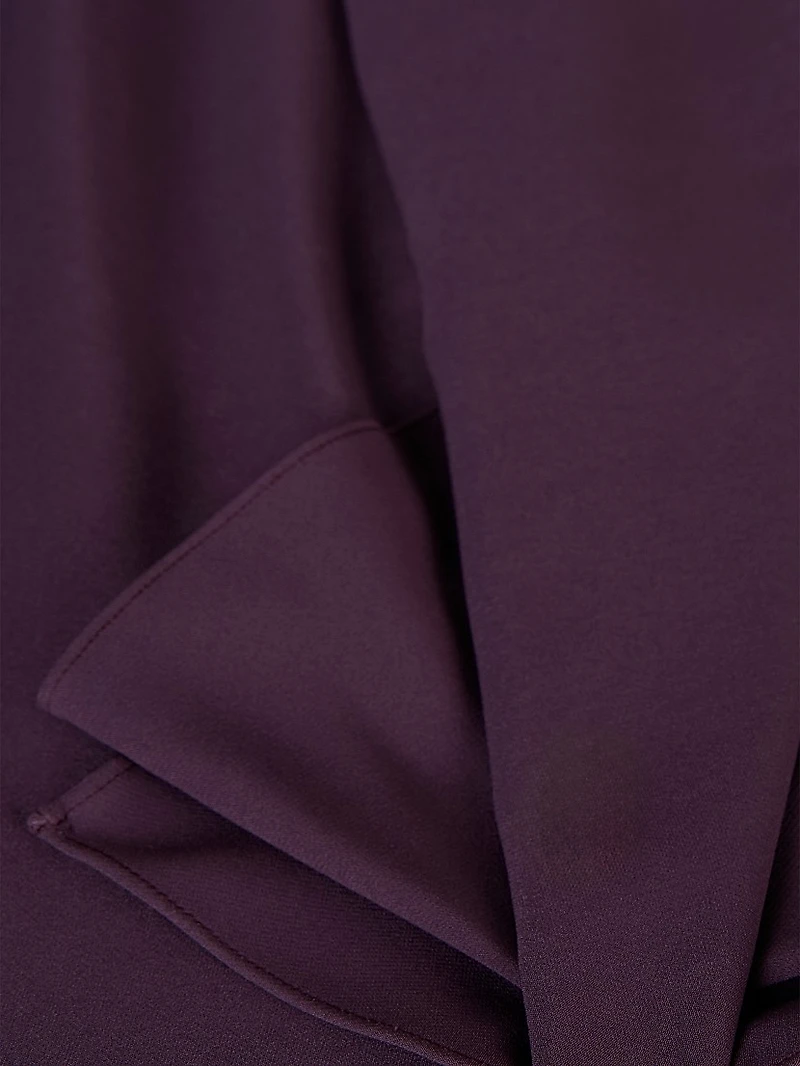 Aster Draped Flare Gown