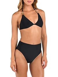Solids Annabelle Triangle Bikini Top