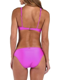 Shimmer Solids Lexie Triangle Bikini Top