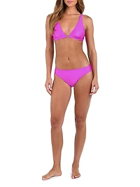 Shimmer Solids Lexie Triangle Bikini Top