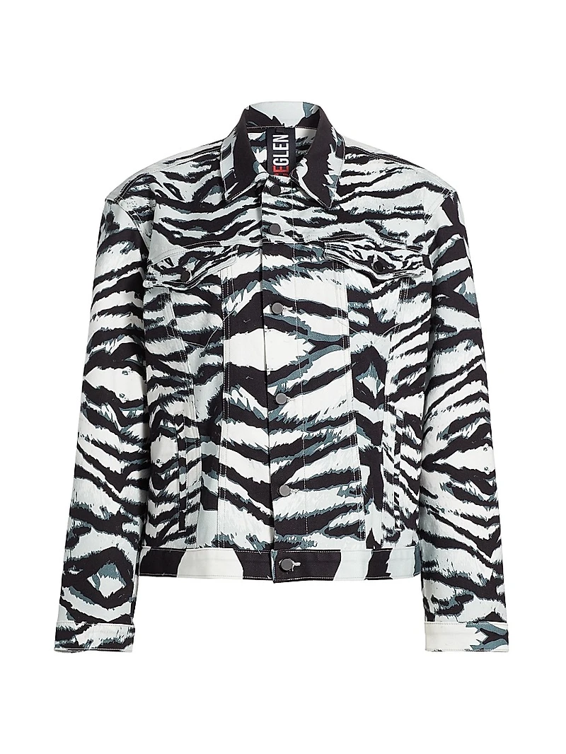 Snow Tiger Denim Jacket