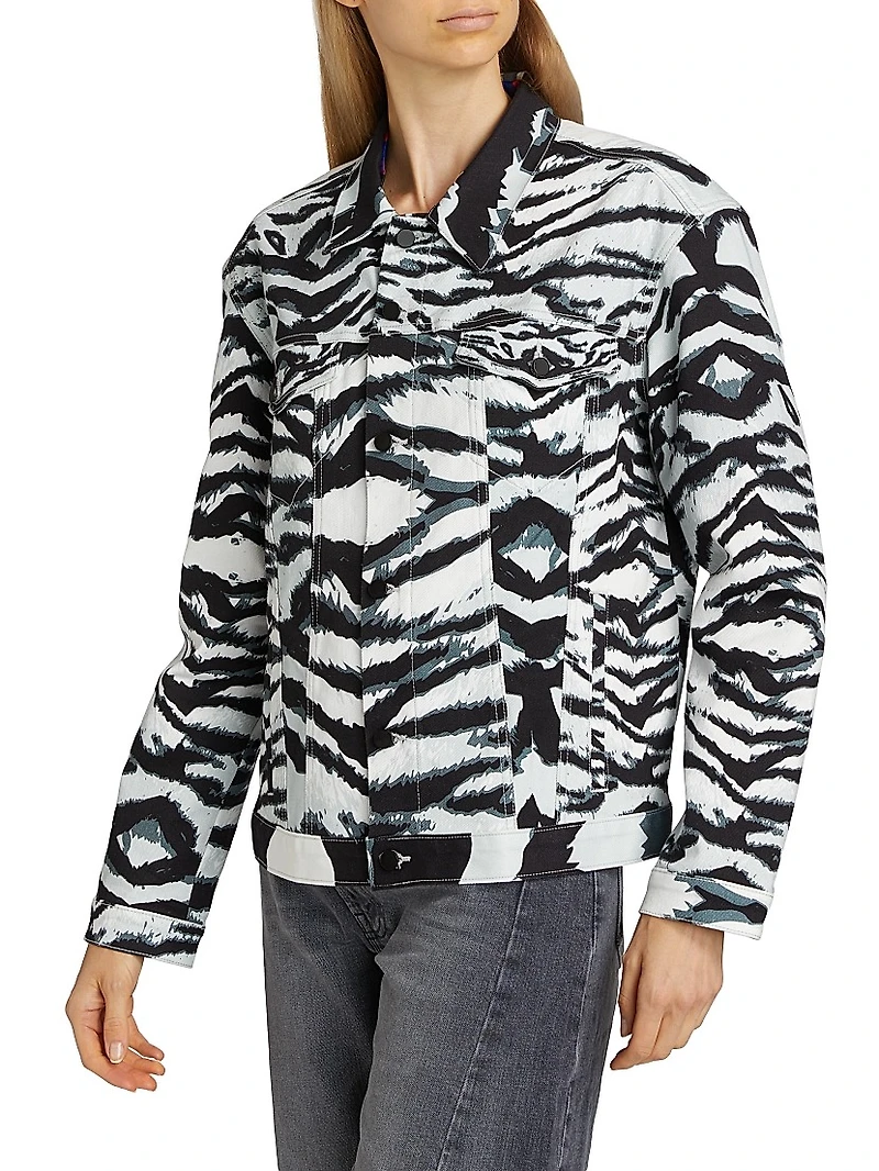 Snow Tiger Denim Jacket