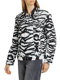 Snow Tiger Denim Jacket