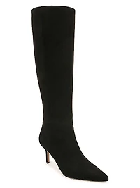 Lisa 70MM Tall-Shaft Wide-Calf Suede Boots