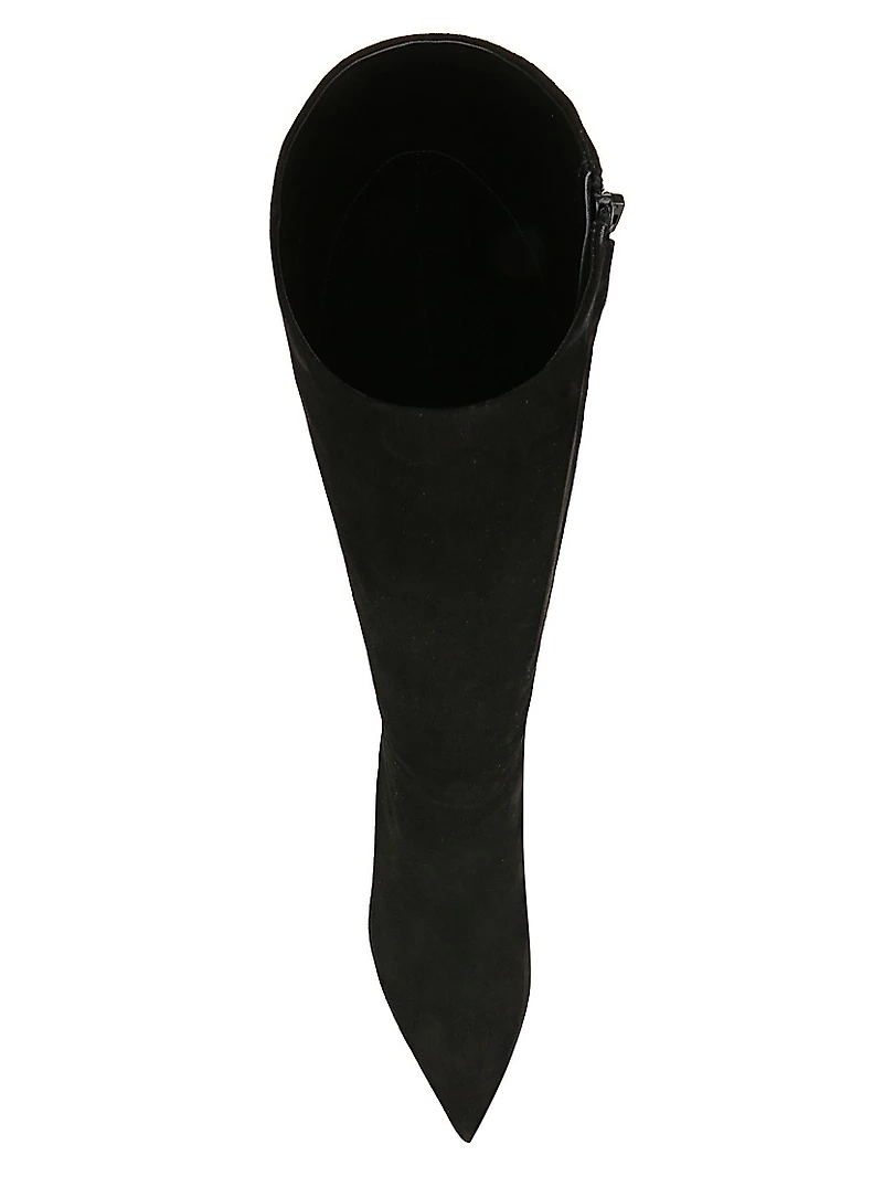 Lisa 70MM Tall-Shaft Wide-Calf Suede Boots