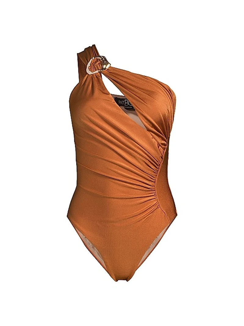 Groovy One-Shoulder One-Piece Swimsuit