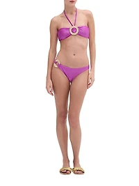 Groovy Embellished Bandeau Bikini Top