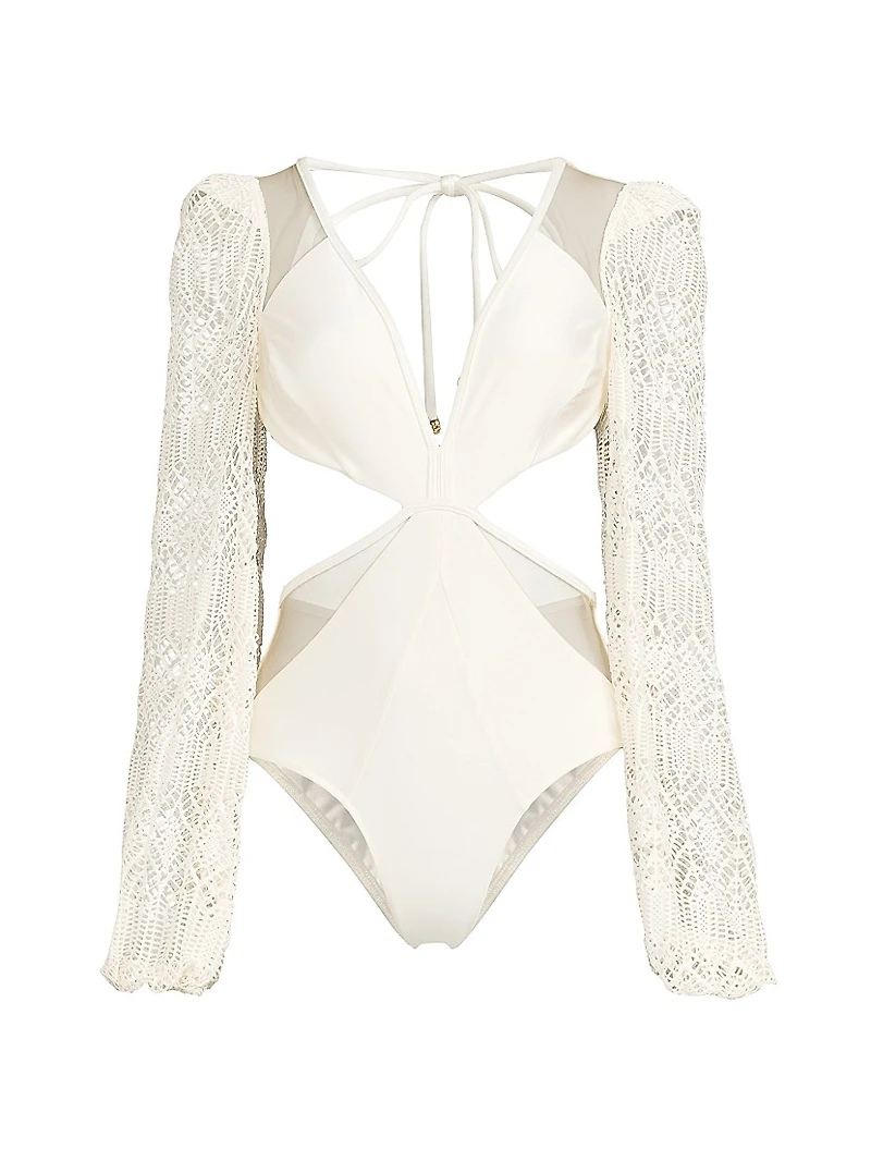 Jersey Sands Knit One-Piece Swimsuit