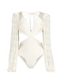 Jersey Sands Knit One-Piece Swimsuit