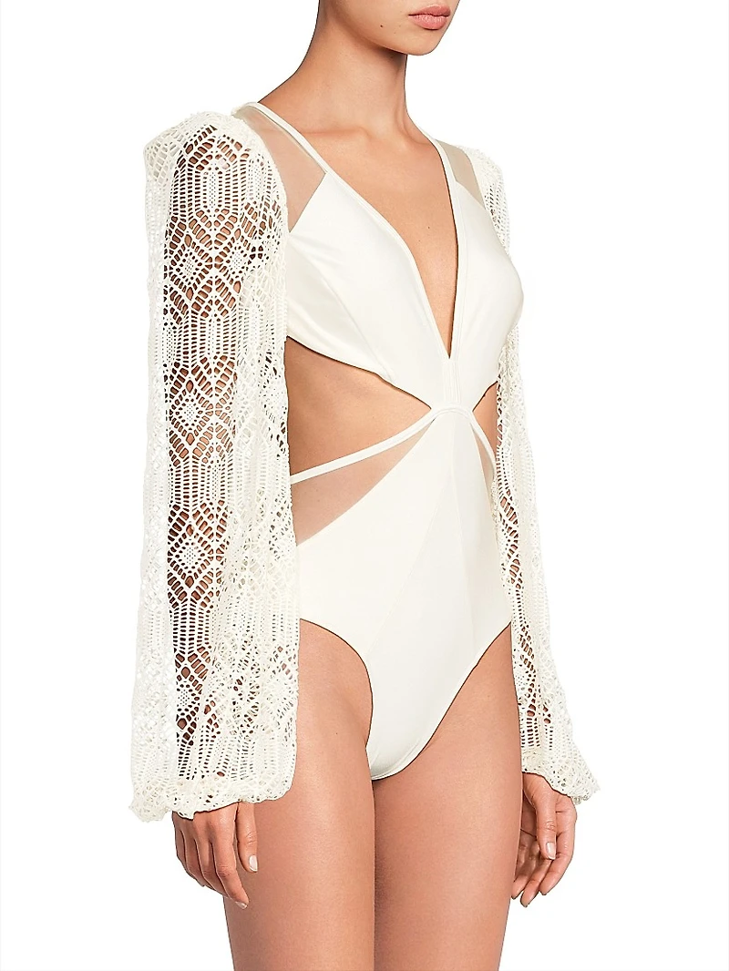 Jersey Sands Knit One-Piece Swimsuit