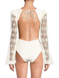 Jersey Sands Knit One-Piece Swimsuit