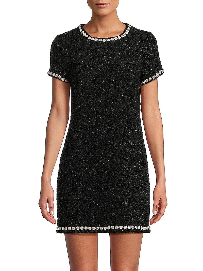 Scottie Embellished Shift Dress