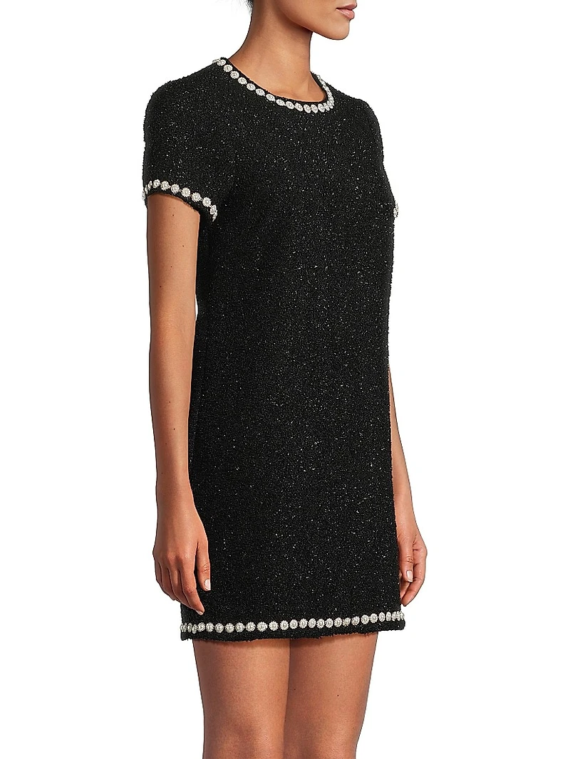 Scottie Embellished Shift Dress