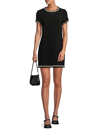 Scottie Embellished Shift Dress