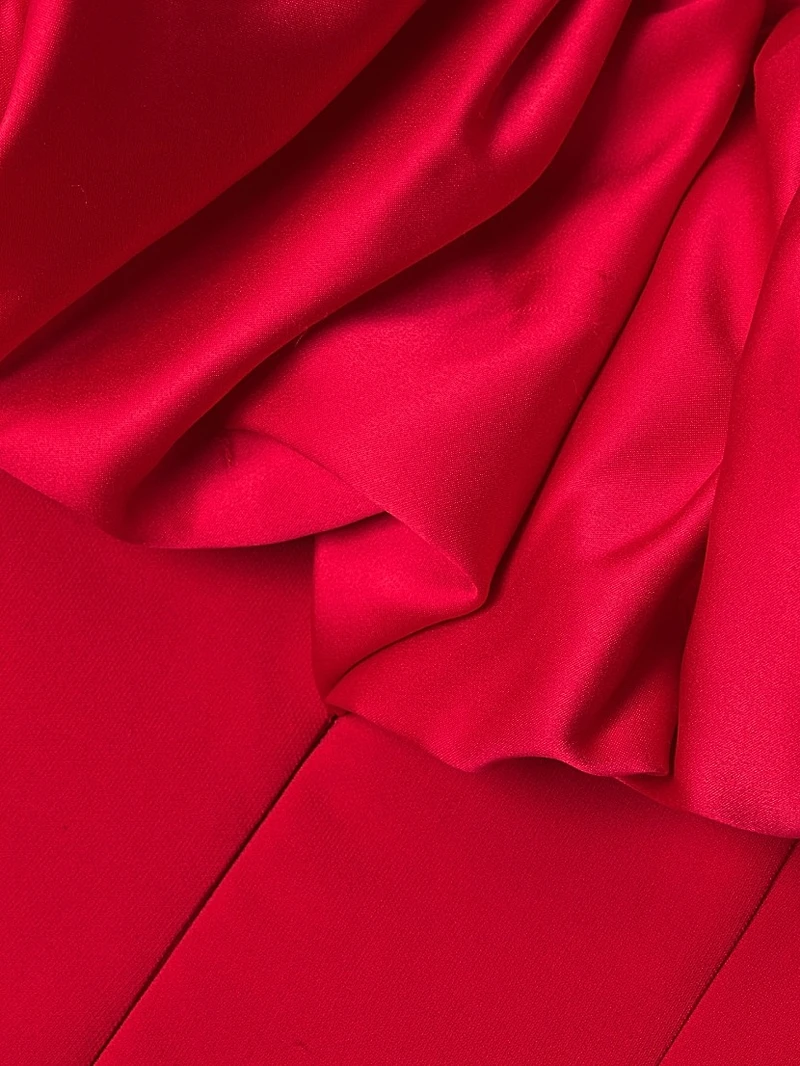 Ina Ruffle Off-The-Shoulder Dress